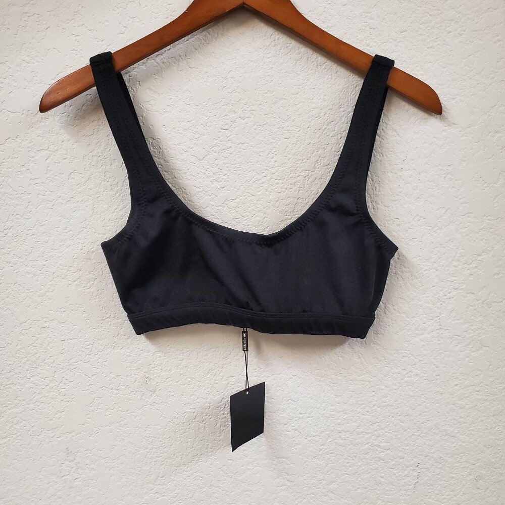 Dixperfect Swimwear Top Black Medium (WT173)